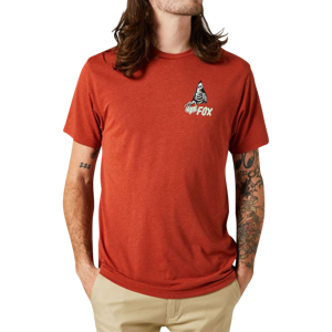 T-Shirt FOX IN SEQUENCE SS TECH Rot Tonfarbe S