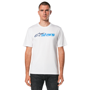 T-Shirt Alpinestars Blaze 2.0 CSF Weiß-Navy-Blau S