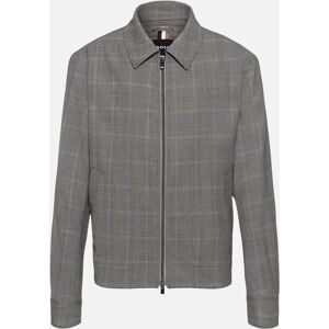 Boss Black C-Hanry Checked Wool-Blend Zipped Jacket - IT 50/L