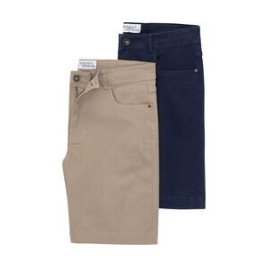 HENSON&HENSON 2er Pack 5-Pocket-Bermudas marine 52