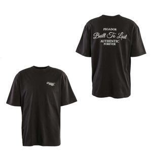 Pegador Herren T-Shirt - Tavery Oversized - Onyx Black,L,Schwarz