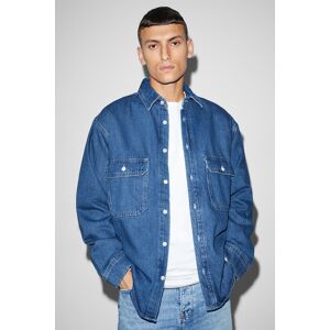 C&A Jeans-Hemdjacke, Blau, Größe: S