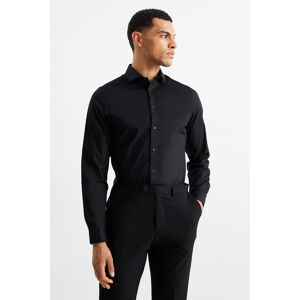 C&A Businesshemd-Body Fit-Cutaway-LYCRA®, Schwarz, Größe: XL