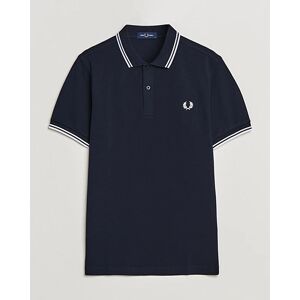 Fred Perry Twin Tipped Polo Shirt Navy/White