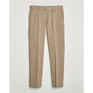 Oscar Jacobson Denz Casual Cotton Trousers Beige