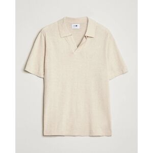 NN07 Ryan Cotton/Linen Polo Oat