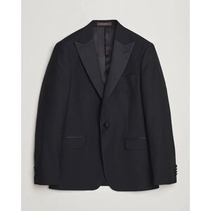 Oscar Jacobson Frampton Wool Tuxedo Blazer Black