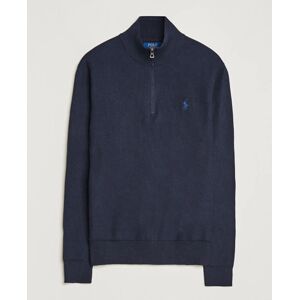 Polo Ralph Lauren Textured Half Zip Navy Heather