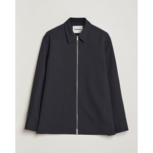 Jil Sander Full Zip Overshirt Midnight