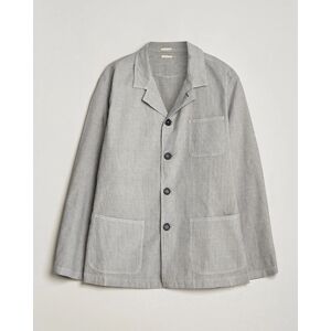 Massimo Alba Florida Cotton/Linen Shirt Jacket Light Grey
