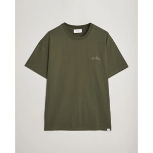 Les Deux Crew T-Shirt Forrest Green