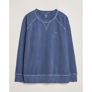 GANT Sunbleached Crew Neck Sweatshirt Dusty Blue Sea