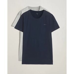 GANT 2-Pack Crew Neck T-Shirt Light Grey/Navy