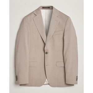 Oscar Jacobson Fogerty Wool Blazer Beige