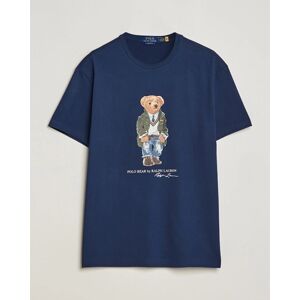 Polo Ralph Lauren Printed Bear Crew Neck T-Shirt Newport Navy