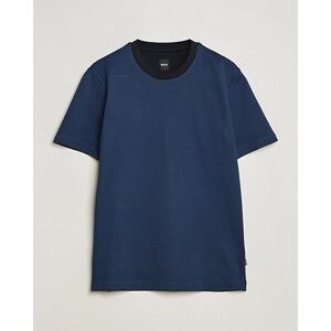 Boss BLACK Tiburt Crew Neck T-Shirt Dark Blue