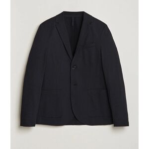 Harris Wharf London Coolmax Seersucker Blazer Black