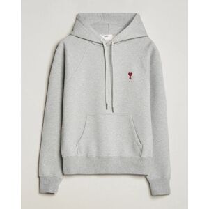 AMI Heart Logo Hoodie Heather Grey