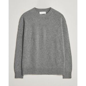 Jil Sander Cashmere/Merino Round Neck Sweater Grey Melange