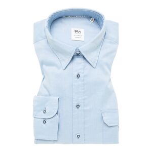 ETERNA Mode GmbH MODERN FIT Soft Luxury Shirt in hellblau unifarben - hellblau - male - Size: 40