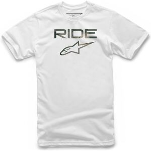 Alpinestars Ride 2.0 Camo T-Shirt - Weiss - XL - unisex