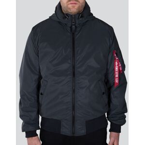 Alpha Industries MA-1 Hooded Reflective Jacke - Schwarz - S - unisex