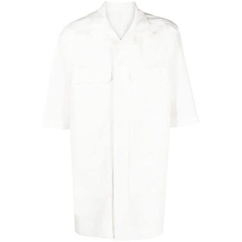 Rick Owens Hemd mit Klappentaschen - Weiß 48/50/52 Male