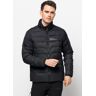 Daunenjacke JACK WOLFSKIN "DNA TUNDRA DOWN JKT M" Gr. S (48), schwarz-weiß (phantom) Herren Jacken Übergangsjacken