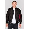 Bomberjacke ALPHA INDUSTRIES "MA-1 TT" Gr. L, schwarz (black) Herren Jacken Übergangsjacken