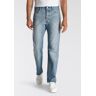 Straight-Jeans LEVI'S "501 ORIGINAL" Gr. 34, Länge 32, blau (stretch it out) Herren Jeans Straight Fit mit Markenlabel Bestseller