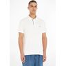 Poloshirt TOMMY HILFIGER "FLAG UNDER PLACKET REG POLO" Gr. XXXL, weiß (white) Herren Shirts Kurzarm