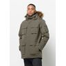 Parka JACK WOLFSKIN "GLACIER CANYON PARKA" Gr. L (52), grün (dusty, olive) Herren Jacken Parkas