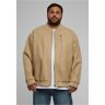 Bomberjacke URBAN CLASSICS "Urban Classics Herren Bomber Blouson" Gr. 5XL, beige (wetsand) Herren Jacken Übergangsjacken