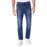 Straight-Jeans PIONEER AUTHENTIC JEANS "Rando Dicke Nähte" Gr. 33, Länge 32, blau (blue used buffies) Herren Jeans Straight Fit