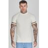 SikSilk Herren Ecru Tech T-Shirt S