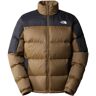 The North Face Warme vielseitige Herren FlashDry™ Daunenjacke. Farbe: Farbeblock / Oliv / Größe: L