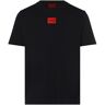 HUGO T-Shirt Herren Baumwolle Rundhals, marine