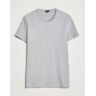 Zegna Stretch Cotton Round Neck T-Shirt Grey Melange