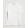 Zegna Filoscozia Pure Cotton Round Neck T-Shirt White