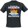 Alkohol & Party T-Shirt - Ich komme aus Bierkonien - M bis 5XL - für Männer - Größe M - schwarz - Männer - male