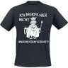 Sprüche T-Shirt - Ich werde hier nicht angemessen verehrt! - M bis 3XL - für Männer - Größe M - schwarz - Männer - male