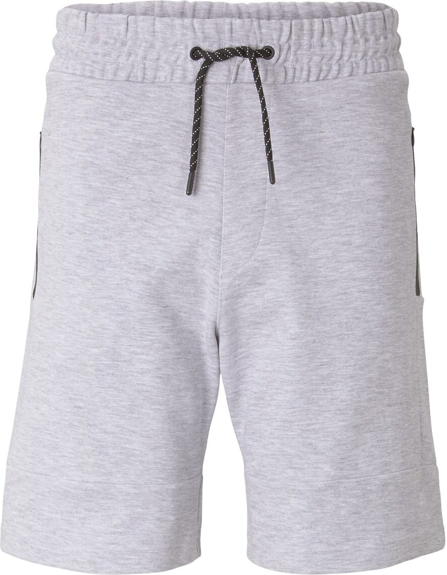 TOM TAILOR DENIM Herren Sweatshorts mit Kordelbund, grau, Gr.L