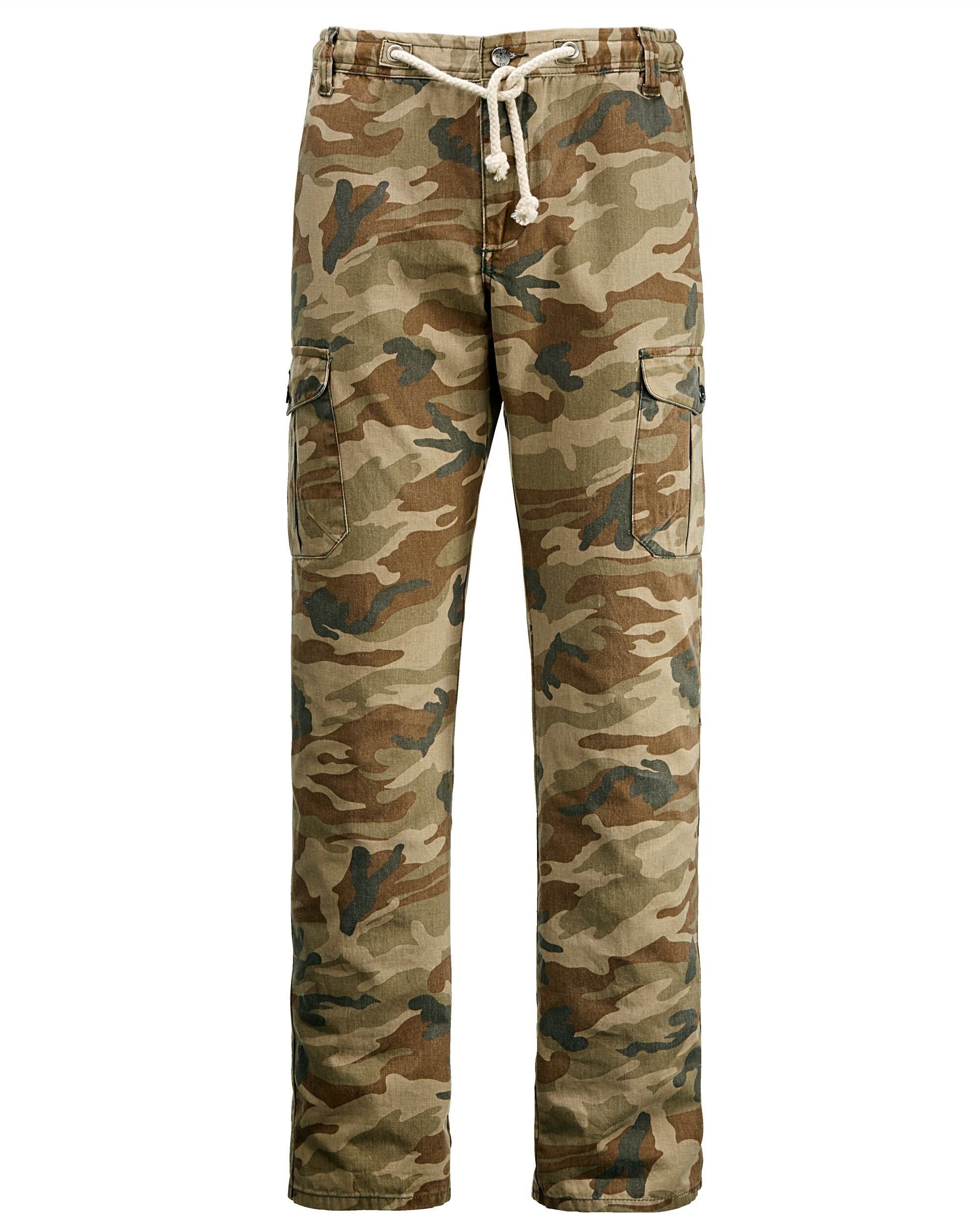 Men Plus by HAPPYsize Men Plus by Happy Size Cargohose Camouflage, beige/braun