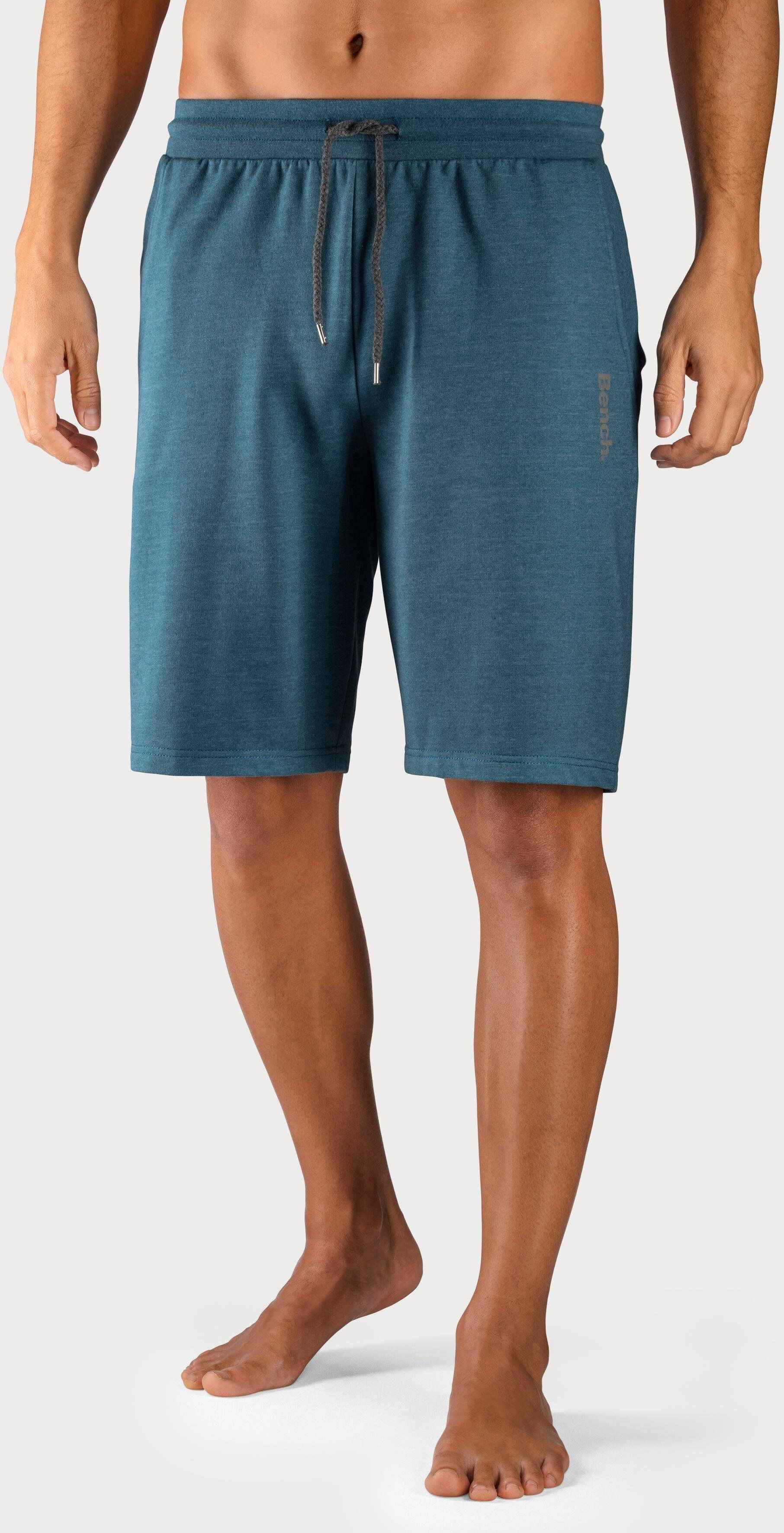 Bench. Sweatshorts mit seitlichen Taschen, petrol-meliert