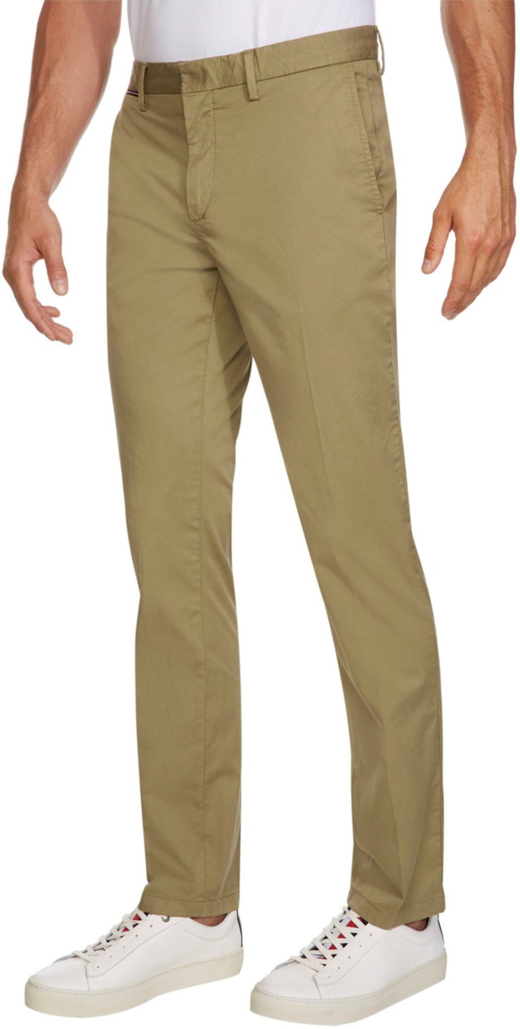 Tommy Hilfiger Chinohose »DENTON CHINO SUMMER TWILL FLEX«, faded olive