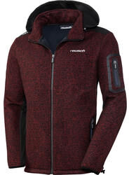 Reusch Herren Funktionsjacke im Stricklook bordeaux