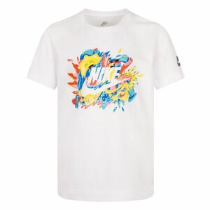 Børne Kortærmet T-shirt Nike Sport Splash  Hvid - 3 år