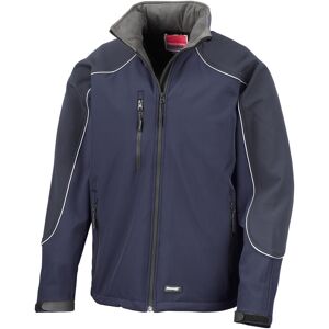 WORK-GUARD by Result Mens Ice Fell Hooded Soft Shell Jacket