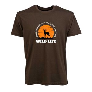 Pasion Morena Deer Kortærmet T-shirt Wild Life Grøn XL