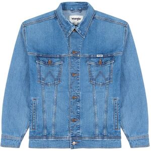 Wrangler Anti Fit Relaxed Denimjakke Blå 4XL Mand